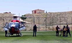 Kalp krizi geçiren hasta hava ambulansıyla Malatya'ya sevk edildi