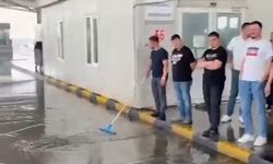 Kapıkule'de yollar göle döndü, tarlalar zarar gördü