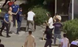 Kavga eden şahısların yakınları hastanede birbirlerine saldırdı