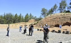 Köyceğiz'de Güvenlik Bölümü öğrencilerinden atışlarda tam isabet