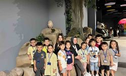 Minikler keşif ormanı ve ışıklı masal sergisine hayran kaldı
