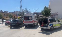 Motosikletin çarptığı yaya yaralandı