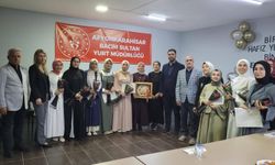 Öğrenci yurdundaki 'Kur'an'ı Kerim ve Hafızlık Kursu' programı sona erdi