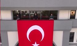 Osmaniye'de belediye personelinden ay-yıldızlılara moral videosu