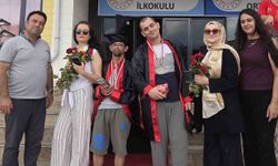 Osmaniye'de özel öğrencilerin mezuniyet sevinci