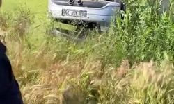 Su dolu drenaj kuyusuna gömülü otomobilden 2 ceset çıktı