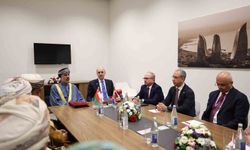 TBMM Başkanı Kurtulmuş, Umman Şura Meclisi Başkanı Al Maawali ile görüştü