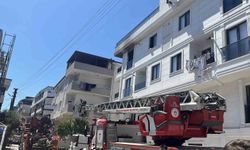 Yangında mahsur kalan hamile anne ve 2 çocuğu kurtarıldı