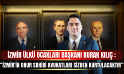 Ülkü Ocakları İzmir İl Başkanı Burak Kılıç'tan İzmir Barosu'na Sert Tepki