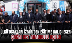 Ülkü Ocakları İzmir’den Eğitime Kalıcı Eser: Çağrı Bey Anaokulu Hizmete Açıldı