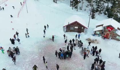 Artvin Kafkasör'de 7. Geleneksel Kar Şenliği düzenlendi