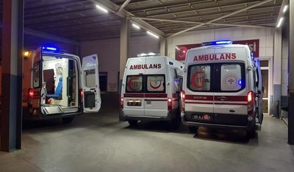 Kontrolden çıkan otomobil tarlaya uçtu