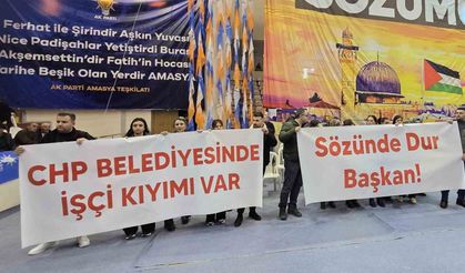 İşten çıkarılan işçilerden "Sözünde dur başkan" tepkisi