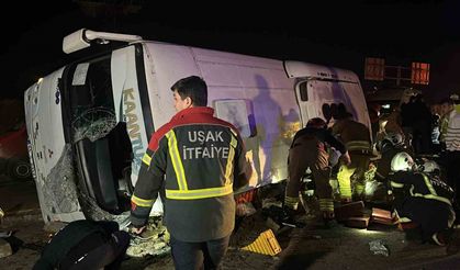 İşçi servisi ile otomobil kaza yaptı: 28 yaralı