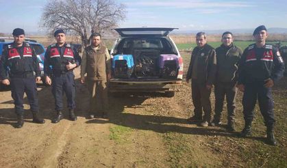Çanakkale’de kaçak av operasyonu