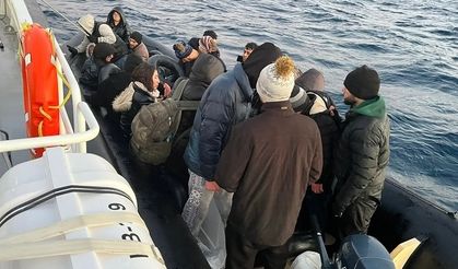 32 göçmen kaçağı, sahil güvenlik tarafından yakalandı