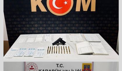 Karabük’te tefecilik operasyonu gerçekleştirildi