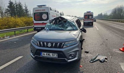Anadolu Otoyolu'nda kaza: 6 yaralı