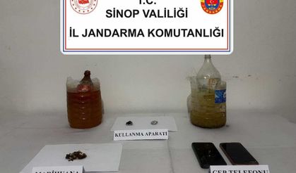 Sinop'ta yasaklı madde operasyonu: 3 gözaltı
