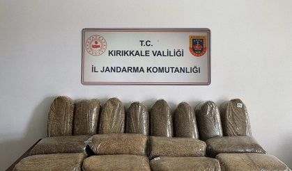 Kırıkkale’de 80 kilogram kaçak tütün bulundu