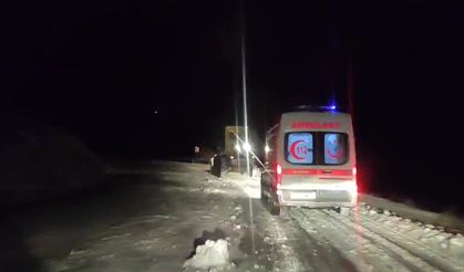 Ekipler köyde mahsur kalan hasta için seferber oldu
