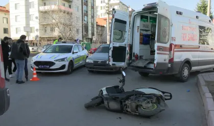 Meydana gelen trafik kazasında 2 kişi yaralandı