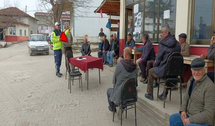 Kırklareli’nde traktör sürücülerine bilgilendirme yapıldı