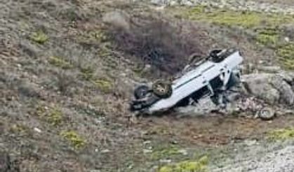 Takla atan otomobilde 1 kişi can verdi
