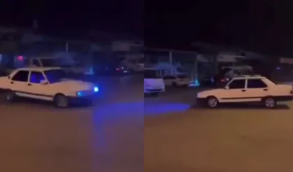 Drift yapan sürücüye 86 bin TL ceza