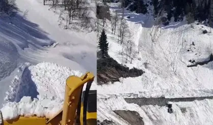 Macahel Geçidi’nde çığ tehlikesi devam ediyor