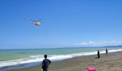 Denizde kaybolan kişi için arama çalışması başlatıldı