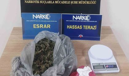 Ordu’da uyarıcı madde operasyonları yapıldı