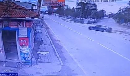 Afyonkarahisar’da motosiklet ile otomobil çarpıştı