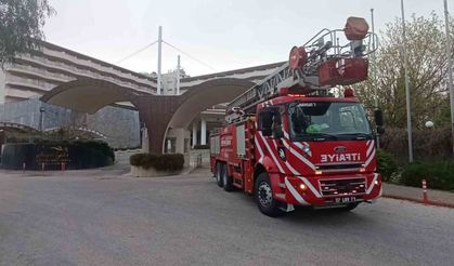 Manavgat’ta otel santralinde yangın