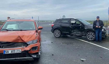 Tekirdağ’da trafik kazası: 4 yaralı