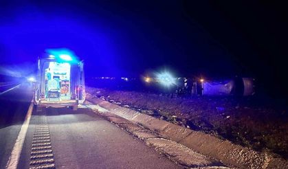 Mardin’de dolmuş takla attıktan sonra 3 kişi yaralandı