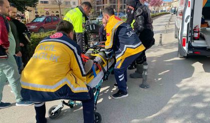 Çorum’da otomobil ile motosiklet çarpıştı: 1 yaralı