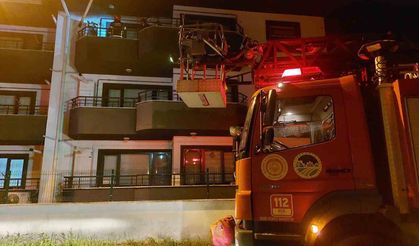 Sakarya'da kombi yangını paniğe neden oldu