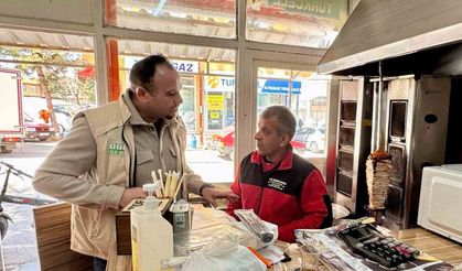 Hüyük’te dönercilere denetim yapılıyor