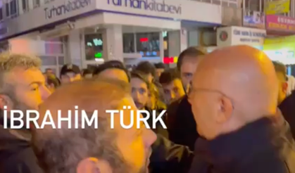 Mahmut Tanal, polisle arbede yaşadı