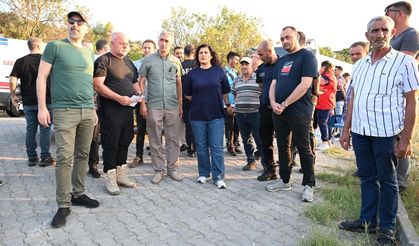 Başkan Çerçioğlu Söke’deki yangın bölgesinde