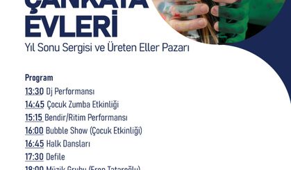 Çankaya Evleri Yıl Sonu Sergisi ve Üreten Eller Pazarı, 21 Haziran'da açılıyor