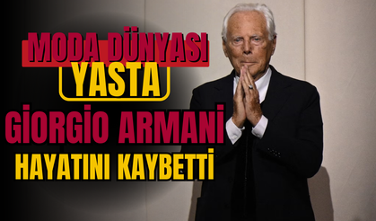 Moda dünyası yasta: İtalyan efsanesi Giorgio Armani 91 yaşında vefat etti!