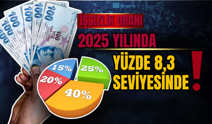 İşsizlik Oranı 2025 Yılında Yüzde 8,3 Seviyesinde