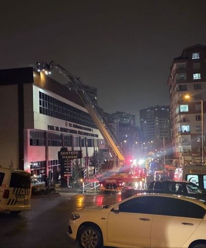 Ankara'da saunada çıkan yangın söndürüldü