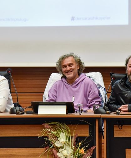 Meçhul Paşa oyuncuları OMÜ'de öğrencilerle buluştu