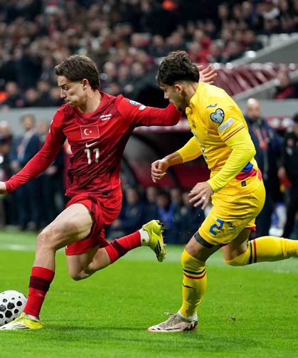 2026 FIFA Dünya Kupası play-off yarı final: Türkiye: 0 - Romanya: 0 (İlk yarı)