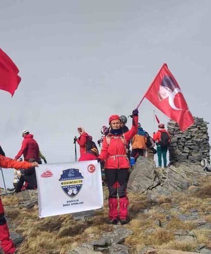 Demircili dağcılar Kaz Dağlarına tırmandı