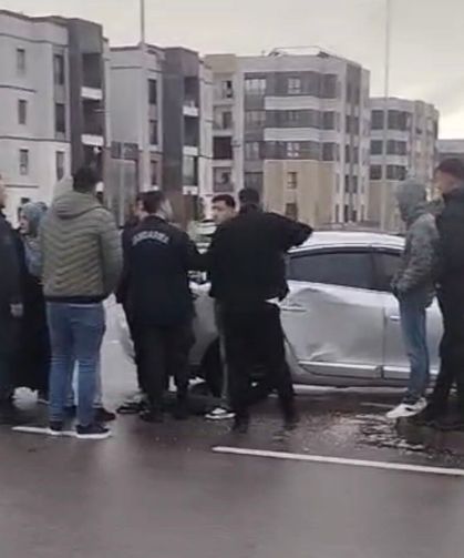 Diyarbakır'da kaza sonrası gerginlik