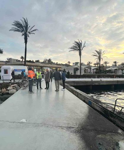 Marinada temizlik çalışmaları başladı